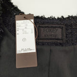 FOXEY BOUTIQUE 日本製 ボレロ サイズ40 日本製 ボタンレス ノーカラージャケット ブラック レディース フォクシー ブティック【中古】6-0901T♪