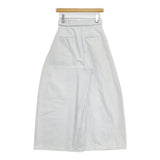 FRAY I.D 新品 ワイドバレルレッグパンツ サイズ0 定価20900円 FWFP262015 ベルテッド パンツ 26SS ライトブルー レディース フレイアイディー【中古】6-0901G♪