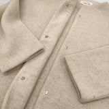 evam eva wool tweed short coat E233T138 定価48400円 ウールツイードショートコート ジャケット 23AW アイボリー レディース エヴァムエヴァ【中古】6-1009T♪