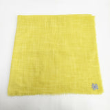 45R/45rpm 花刺繍 大判 ショール ストール イエロー レディース フォーティーファイブアールピーエム【中古】6-1012T◎