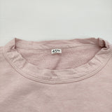 45R/45rpm ガーゼ裏毛の908スウェット サイズ3 定価35200円 スウェット ピンク レディース フォーティーファイブアールピーエム【中古】6-0904M♪