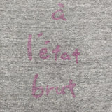 45R/45rpm pate a chou パトアシュ 長袖Tシャツ 裏起毛 スウェット グレー レディース フォーティーファイブアールピーエム【中古】6-0901T♪