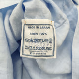 45R/45rpm リネン平の908馬シャツ サイズ2 定価53900円 長袖シャツ ライトブルー レディース フォーティーファイブアールピーエム【中古】6-0904M♪