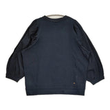 45R/45rpm 天竺のパフTシャツ（インディゴ） サイズ2 コットン 長袖Ｔシャツ カットソー ロンＴ 26SS ネイビー 濃紺 レディース フォーティーファイブアールピーエム【中古】6-0904M♪
