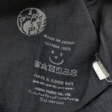 45R/45rpm 天竺のパフTシャツ（インディゴ） サイズ2 コットン 長袖Ｔシャツ カットソー ロンＴ 26SS ネイビー 濃紺 レディース フォーティーファイブアールピーエム【中古】6-0904M♪