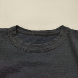 45R/45rpm 天竺のパフTシャツ（インディゴ） サイズ2 コットン 長袖Ｔシャツ カットソー ロンＴ 26SS ネイビー 濃紺 レディース フォーティーファイブアールピーエム【中古】6-0904M♪