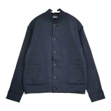 45R/45rpm USモーの908ブルゾン 定価72600円 ニットジャケット ブルゾン 25AW ネイビー レディース フォーティーファイブアールピーエム【中古】6-0901T♪