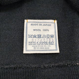 45R/45rpm USモーの908ブルゾン 定価72600円 ニットジャケット ブルゾン 25AW ネイビー レディース フォーティーファイブアールピーエム【中古】6-0901T♪