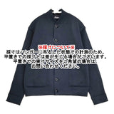 45R/45rpm USモーの908ブルゾン 定価72600円 ニットジャケット ブルゾン 25AW ネイビー レディース フォーティーファイブアールピーエム【中古】6-0901T♪