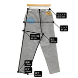 45R/45rpm ベア裏毛の908パンツ サイズ1 定価45100円 ストレッチ パンツ グレー レディース フォーティーファイブアールピーエム【中古】6-0922T♪