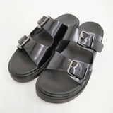 ecco METROPOLE SEOUL コンフォートサンダル サイズ38 定価28600円 サンダル 26SS ブラック レディース エコー【中古】6-0901S♪