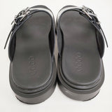 ecco METROPOLE SEOUL コンフォートサンダル サイズ38 定価28600円 サンダル 26SS ブラック レディース エコー【中古】6-0901S♪