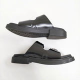 ecco METROPOLE SEOUL コンフォートサンダル サイズ38 定価28600円 サンダル 26SS ブラック レディース エコー【中古】6-0901S♪