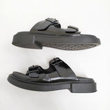 ecco METROPOLE SEOUL コンフォートサンダル サイズ38 定価28600円 サンダル 26SS ブラック レディース エコー【中古】6-0901S♪