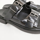 ecco METROPOLE SEOUL コンフォートサンダル サイズ38 定価28600円 サンダル 26SS ブラック レディース エコー【中古】6-0901S♪