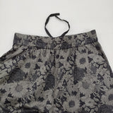 ADIEU TRISTESSE リバティプリントサイドストライプパンツ 定価27500円 イージーワイド パンツ 26SS ブラック グレー レディース アデュートリステス【中古】6-0904M♪