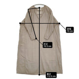 evam eva cotton tuck one-piece コットンタックワンピース E251T074 定価38500円 サイズM ワンピース 25SS グレージュ レディース エヴァムエヴァ【中古】6-0904M♪