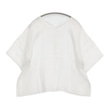 Toujours BELGIAN LINEN Over Shirt サイズ1 定価46200円 YM44YS03 リネン ブラウス シャツ 26SS ホワイト レディース トゥジュー【中古】6-0904S♪