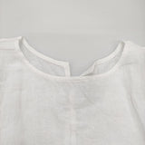Toujours BELGIAN LINEN Over Shirt サイズ1 定価46200円 YM44YS03 リネン ブラウス シャツ 26SS ホワイト レディース トゥジュー【中古】6-0904S♪