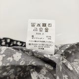 Toujours フラワープリント パジャマパンツ サイズ2 コットンストレッチ イージー ワイド パンツ 25AW ネイビー ホワイト レディース トゥジュー【中古】6-0904M♪