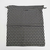 R&D.M.Co- 未使用品 ARTICHOKE DRAWSTRING BAG コットン 巾着バッグ ブラック ベージュ レディース オールドマンズテーラー【中古】6-0901G♪