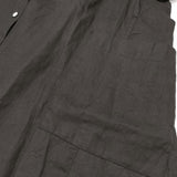 R&D.M.Co- リネンガーメントダイ ラグランハーフスリーブドレス 定価63800円 ワンピース 26SS ブラック レディース オールドマンズテーラー【中古】6-0904S♪