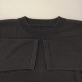 TORICI アイス ニットセーター 定価36300円 22027 コットン クルーネック セーター ニット ブラック レディース トリチ【中古】6-0904M♪