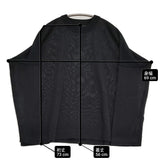 TORICI アイス ニットセーター 定価36300円 22027 コットン クルーネック セーター ニット ブラック レディース トリチ【中古】6-0904M♪