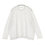TORICI アイス ニットセーター 定価36300円 22027 コットン クルーネック セーター ニット ホワイト レディース トリチ【中古】6-0904M♪