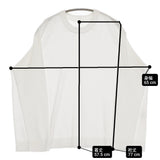 TORICI アイス ニットセーター 定価36300円 22027 コットン クルーネック セーター ニット ホワイト レディース トリチ【中古】6-0904M♪
