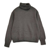 MARGARET HOWELL WOOL CASHMERE サイズ2 578-8263013 定価34100円 ウールカシミヤ タートルネック セーター ニット グレー レディース マーガレットハウエル【中古】6-1009T♪