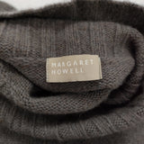 MARGARET HOWELL WOOL CASHMERE サイズ2 578-8263013 定価34100円 ウールカシミヤ タートルネック セーター ニット グレー レディース マーガレットハウエル【中古】6-1009T♪