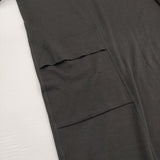 himukashi ウールポンチ 現サリゲナク サイズ1 ハイネック オフタートル ドレス ワンピース ブラック レディース ヒムカシ【中古】6-0901T♪