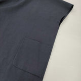 himukashi square french tunic 軽撥水・速乾ポリエステル 現サリゲナク フレンチスリーブ ワンピース ネイビー 濃紺 レディース ヒムカシ【中古】6-0904S♪