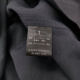 himukashi square french tunic 軽撥水・速乾ポリエステル 現サリゲナク フレンチスリーブ ワンピース ネイビー 濃紺 レディース ヒムカシ【中古】6-0904S♪