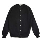 tao COMME des GARCONS ウール 日本製 TL-N001 サイズM バックボタン クルーネック セーター ニット AD2023 ブラック レディース タオ コムデギャルソン【中古】6-0901T♪