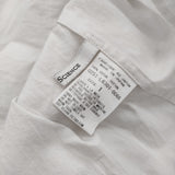 ARTS&SCIENCE 0251-L6301-0066 サイズ1 日本製 コットン バックボタン ブラウス シャツ 25SS ホワイト レディース アーツ&サイエンス【中古】6-0904M♪