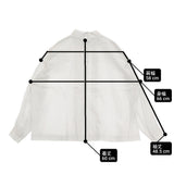 ARTS&SCIENCE 0251-L6301-0066 サイズ1 日本製 コットン バックボタン ブラウス シャツ 25SS ホワイト レディース アーツ&サイエンス【中古】6-0904M♪