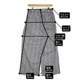 Toujours Pajama Pants フラワープリント パジャマパンツ サイズ2 定価39600円 AM41GP04 花柄 イージー パンツ ネイビー ホワイト レディース トゥジュー【中古】6-0904M♪
