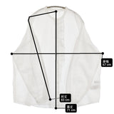 JOURNAL STANDARD LUXE ハイツイストガーゼ Wフリルブラウス インド製 定価16500円 ブラウス シャツ 25SS ホワイト レディース ジャーナルスタンダード ラックス【中古】6-0904M♪