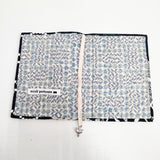 mina perhonen piece book cover pi0154 パッチワーク ブックカバー ネイビー マルチカラー レディース ミナペルホネン【中古】6-1011G◎