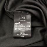 mina perhonen 未使用品 choucho ハイネックカットソードレス ada8024 刺繍 定価41800円 サイズ40 ワンピース 25AW ブラック レディース ミナペルホネン【中古】6-0825M♪