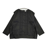 かぐれ レースタックベストセットシャツ コットン 定価22000円 ブラウス シャツ 26AW ブラック レディース かぐれ/KAGURE【中古】6-0825M♪