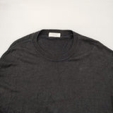 かぐれ リネン半袖クルーネックニット ワイドシルエット 定価15400円 セーター ニット 26SS ブラック レディース かぐれ/KAGURE【中古】6-0825S♪