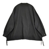 かぐれ ノーカラークルーネックオーバーシャツ タイプライター 定価18700円 長袖シャツ 26SS ブラック レディース かぐれ/KAGURE【中古】6-0825M♪