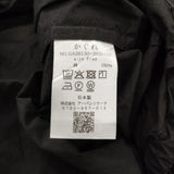 かぐれ ノーカラークルーネックオーバーシャツ タイプライター 定価18700円 長袖シャツ 26SS ブラック レディース かぐれ/KAGURE【中古】6-0825M♪