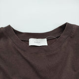かぐれ ワイド6分袖プルオーバー 定価8800円 ドロップショルダー Ｔシャツ カットソー 26SS ブラウン レディース かぐれ/KAGURE【中古】6-0825M♪