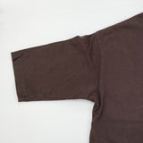 かぐれ ワイド6分袖プルオーバー 定価8800円 ドロップショルダー Ｔシャツ カットソー 26SS ブラウン レディース かぐれ/KAGURE【中古】6-0825M♪
