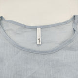 grin 未使用品 ラミーローンTシャツプルオーバー 定価15400円 8262T-023 ブラウス シャツ 26SS ライトブルー レディース グリン【中古】6-0825M♪