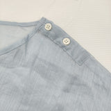 grin 未使用品 ラミーローンTシャツプルオーバー 定価15400円 8262T-023 ブラウス シャツ 26SS ライトブルー レディース グリン【中古】6-0825M♪